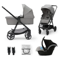 Kinderkraft 3in1 NEWLY Stroller - Grey