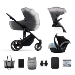 Kinderkraft 3in1 PRIME 2 Stroller - Grey