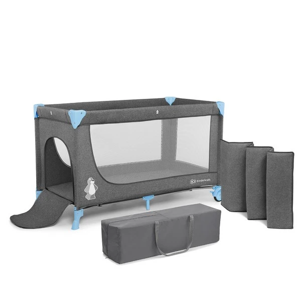 Kinderkraft Joy Umbrella Bed - Blue 1 Kinderkraft Joy Umbrella Bed - Blue