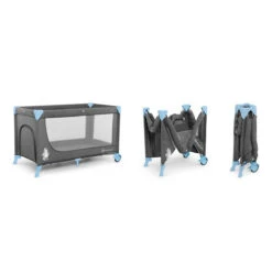 Kinderkraft Joy Umbrella Bed + Accessories - Blue -Kinderkraft 2b 6284e5cf8dcad