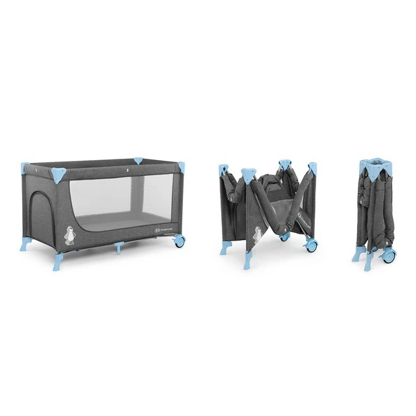 Kinderkraft Joy Umbrella Bed - Blue 3 Kinderkraft Joy Umbrella Bed - Blue – Image 3