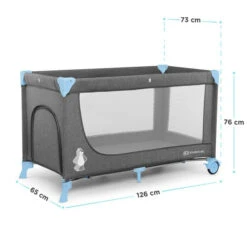 Kinderkraft Joy Umbrella Bed - Blue 9 Kinderkraft Joy Umbrella Bed - Blue -Kinderkraft 6 6284e4ed804fa