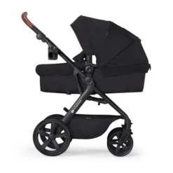 Kinderkraft A-Tour Stroller + Carrycot + Mink Carrycot - Black -Kinderkraft kinderkraft a tour black 5902533921607 4 641429370ca16