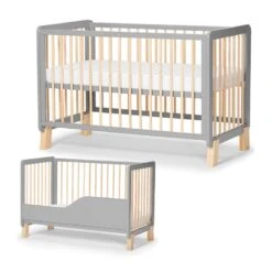 Lit En Bois évolutif Kinderkraft Lunky Grey