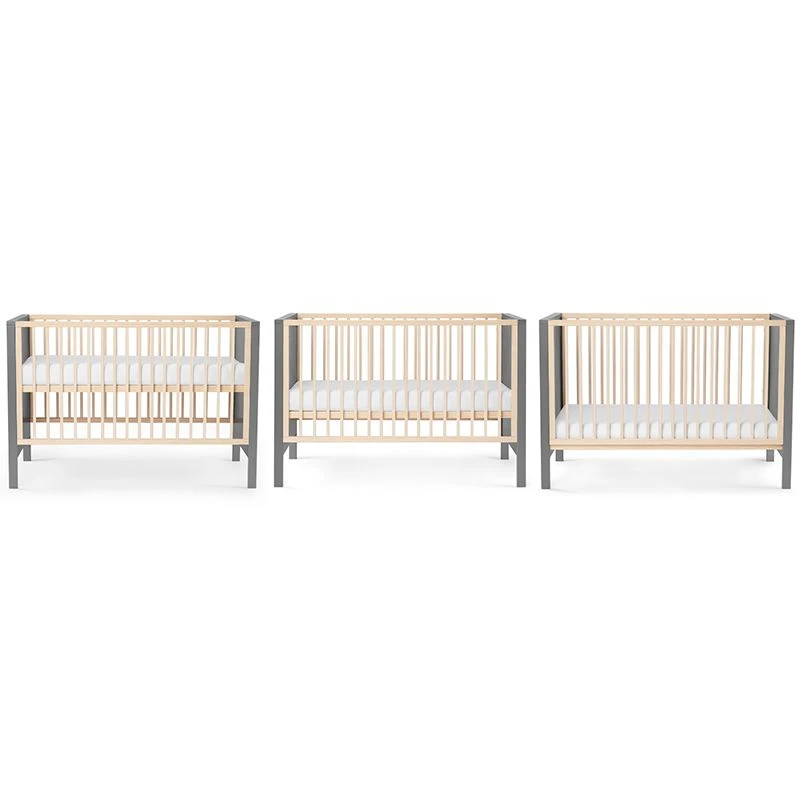 Lit En Bois évolutif Kinderkraft Mia Grey Avec Matelas 5 Lit En Bois évolutif Kinderkraft Mia Grey Avec Matelas – Image 5