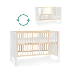 Lit En Bois évolutif Kinderkraft Mia White Avec Matelas