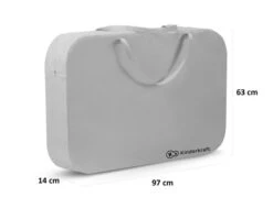 Kinderkraft Sofi Travel Cot With Playpen Function - Grey -Kinderkraft lozeczko turystyczne sofi kinderkraft wymiary 2 6284e300320fa