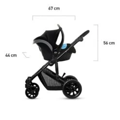 Poussette 3 En 1 Kinderkraft Prime Lite Black Anthracite -Kinderkraft poussette 3 en 1 kinderkraft prime lite black anthracite 17
