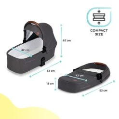 Poussette Combinée Kinderkraft Everyday Dark Grey -Kinderkraft poussette combinee kinderkraft everyday dark grey 18