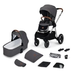 Poussette Combinée Kinderkraft Everyday Dark Grey -Kinderkraft poussette combinee kinderkraft everyday dark grey 19
