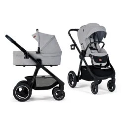 Poussette Combinée Kinderkraft Everyday Light Grey