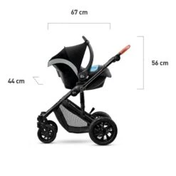 Poussette Combinée Kinderkraft Prime Black 2020 -Kinderkraft poussette combinee kinderkraft prime black 2020 12