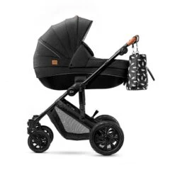 Poussette Combinée Kinderkraft Prime Black 2020 -Kinderkraft poussette combinee kinderkraft prime black 2020 7