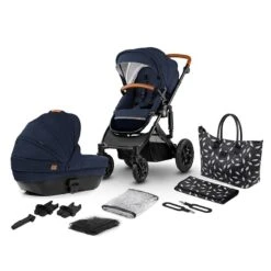 Poussette Combinée Kinderkraft Prime Deep Navy 2020