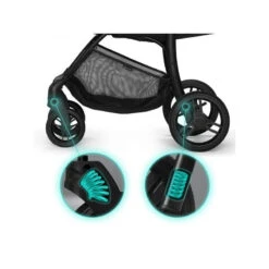 Poussette Kinderkraft Cruiser Black -Kinderkraft poussette kinderkraft cruiser black 9