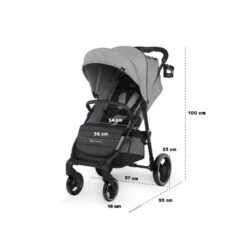 Poussette Kinderkraft Grande City Black -Kinderkraft poussette kinderkraft grande city black 11