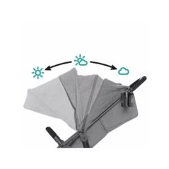 Poussette Kinderkraft Grande City Black -Kinderkraft poussette kinderkraft grande city black 6