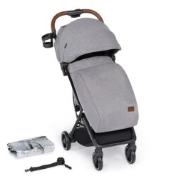 Poussette Kinderkraft Nubi Grey -Kinderkraft poussette kinderkraft nubi grey 5