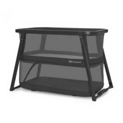 Kinderkraft Sofi PLUS Travel Bed With Playpen Function - Black Confetti -Kinderkraft sofi plus gray 5902533920051 1 62f36131c4c64