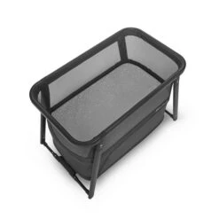 Kinderkraft Sofi PLUS Travel Bed With Playpen Function - Black Confetti -Kinderkraft sofi plus gray 5902533920051 4 62f36133b6ab4