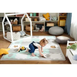 Tapis En Mousse Puzzle 3D Kinderkraft Luno Shapes Mint -Kinderkraft tapis en mousse puzzle 3d kinderkraft luno shapes mint 6