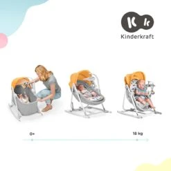 Transat Balancelle 5 En 1 Kinderkraft NolaStone Grey -Kinderkraft transat balancelle 5 en 1 kinderkraft nola stone grey 12