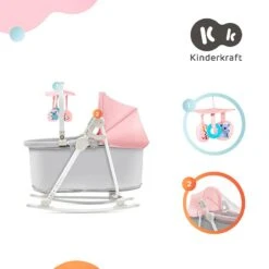 Transat Balancelle 5 En 1 Kinderkraft Unimo Up Pink -Kinderkraft transat balancelle 5 en 1 kinderkraft unimo up pink 11
